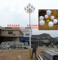 5 m 6 m Five heads Zhonghua lotus lantern 5 Fire 9 Fire Aluminum lamp Head Zhonghua Lamp Courtyard Landscape Square Cell Chunghwa Light