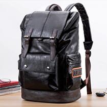 Backpack mens backpack casual large capacity travel bag fashion trend Korean version of high school students junior high school students schoolbag men