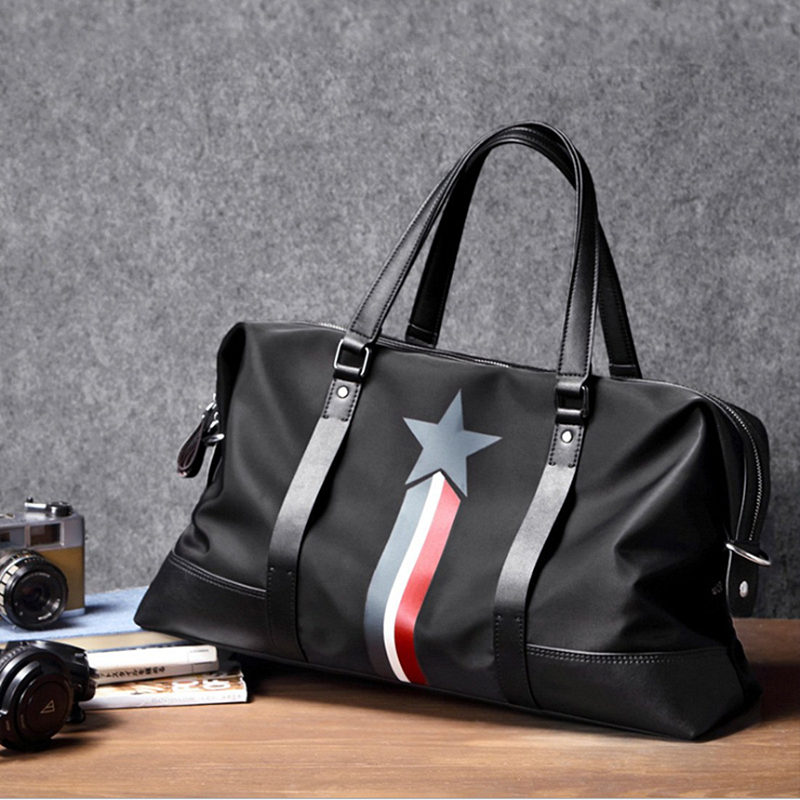 Han Version Men Trend Leisure Large Capacity Single Shoulder Inclined Cross Business Short Travel Travel Sports Fitness Shoulder Bag bag