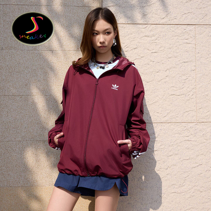 Adidas Trefoil Men's and Women's Sports Casual Commuting Versatile Hooded Long Sleeve Jacket Kv8848 Kv8850 Adidas Trefoil Men's and Women's Sports Casual Commuting Versatile Hooded Long Sleeve Jacket Kv8848 Kv8850