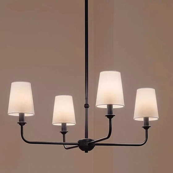 American Simple and Stylish Retro Chandelier, European Retro Living Room Lamp, Bedroom Lamp, Dining Room Study, Pastoral Country Lamp