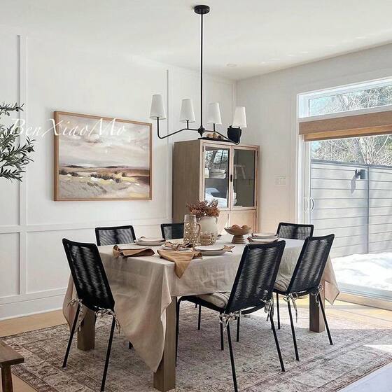 American Country-Style Restaurant Chandelier, French-Style, South Asian Style, Black Retro Designer Bar Counter Island Table Linear Long Table Lighting Fixtures