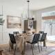 American Country-Style Restaurant Chandelier, French-Style, South Asian Style, Black Retro Designer Bar Counter Island Table Linear Long Table Lighting Fixtures