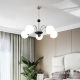 French-Style Living Room Chandelier, Vintage Bauhaus Dining Room Bedroom Nordic Wabi-Sabi Style Trendy Magic Bean Lamp