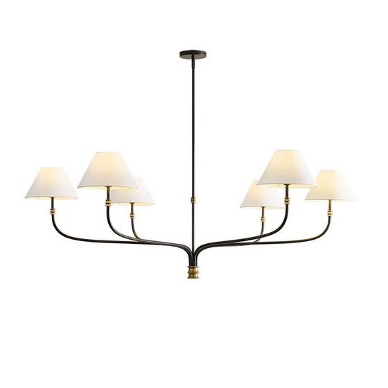American Country-Style Retro Restaurant Chandelier, Antique-Style Bedroom, Study, Tea Room, Hotel Private Room Lamp, Collins Chandelier