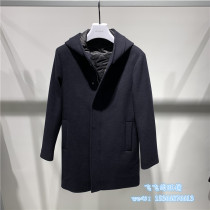 Mr Classic mens winter Korean fashion handsome hooded wool coat double-sided nanny CTCA7155-1998