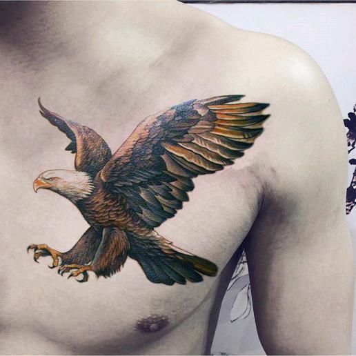 Eagle Spread Wings Tattoo Sticker, Waterproof, Long-Lasting, Realistic, Unisex, Bold Eagle Chest Tattoo, Front and Back Tattoo Eagle Spread Wings Tattoo Sticker, Waterproof, Long-Lasting, Realistic, Unisex, Bold Eagle Chest Tattoo, Front and Back Tattoo