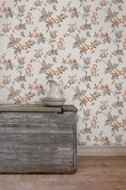 MADE IN Sweden Sweden original imported gorgeous big flower living room TV sofa background wall wallpaper