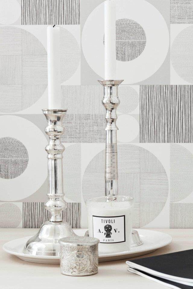 Swedish Import Pure Paper Wallpaper Spot Tail Stock Clear Cabin Special Price Black And White Modern Design Style Geometric Pattern