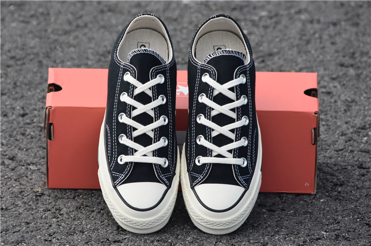 Converse Converse 1970s Samsung tiêu chuẩn màu đen thấp để giúp giày vải nam và nữ cao 162058C / 162050C giày the thao nữ giá rẻ