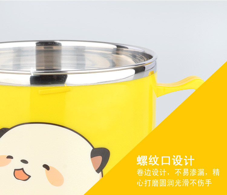 Hộp cơm trưa bằng thép không gỉ đa chức năng thức ăn nhanh cốc ăn trưa bong bóng hai lớp cách nhiệt cho học sinh ăn cơm với bát mì ăn liền - Hộp cơm điện sưởi ấm hộp cơm magic