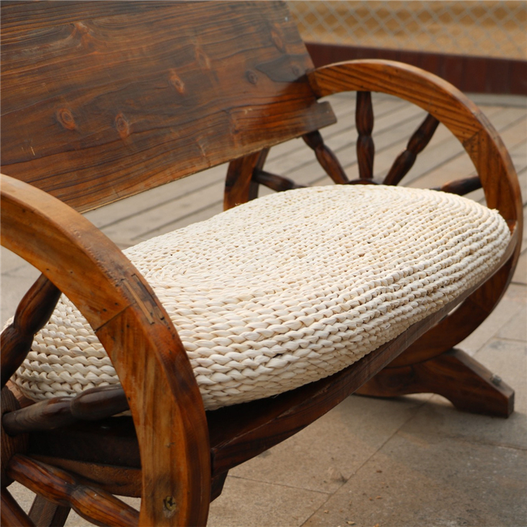 Grass Choreographer Oval oval vine choreography with tatami thickened floating window cushions to take over the Buddha mat yoga mat