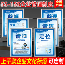 6s Management signs 5S Safety production slogans 7S Workshop 8S Warehouse 9S Labeling stickers 10S warning signs 11S Publicity office 12S Posters 13S instructions 14S Quality 15