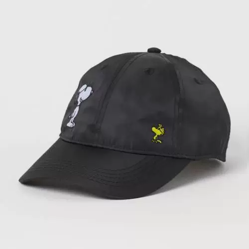 [5折！SNOOPY史努比狗狗刺绣遮阳鸭舌帽0922850 HM正品国内代购]