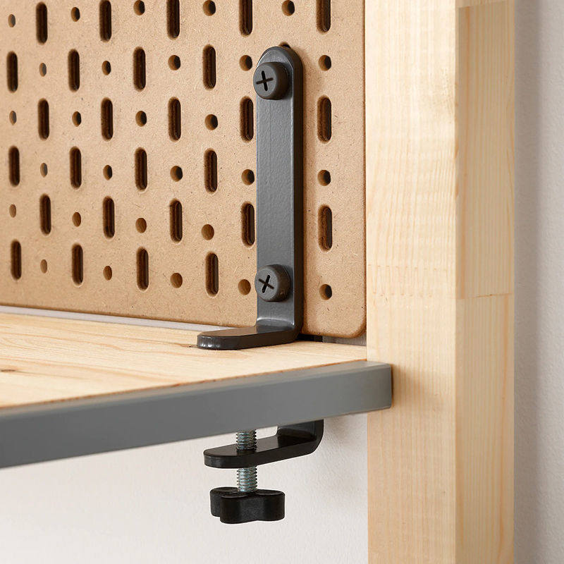 Desktop Free Punch Hole-in-hole plate wall Shelf Stand-type Dormitory Dormitory Desk Upper Desk Surface Containing shelf