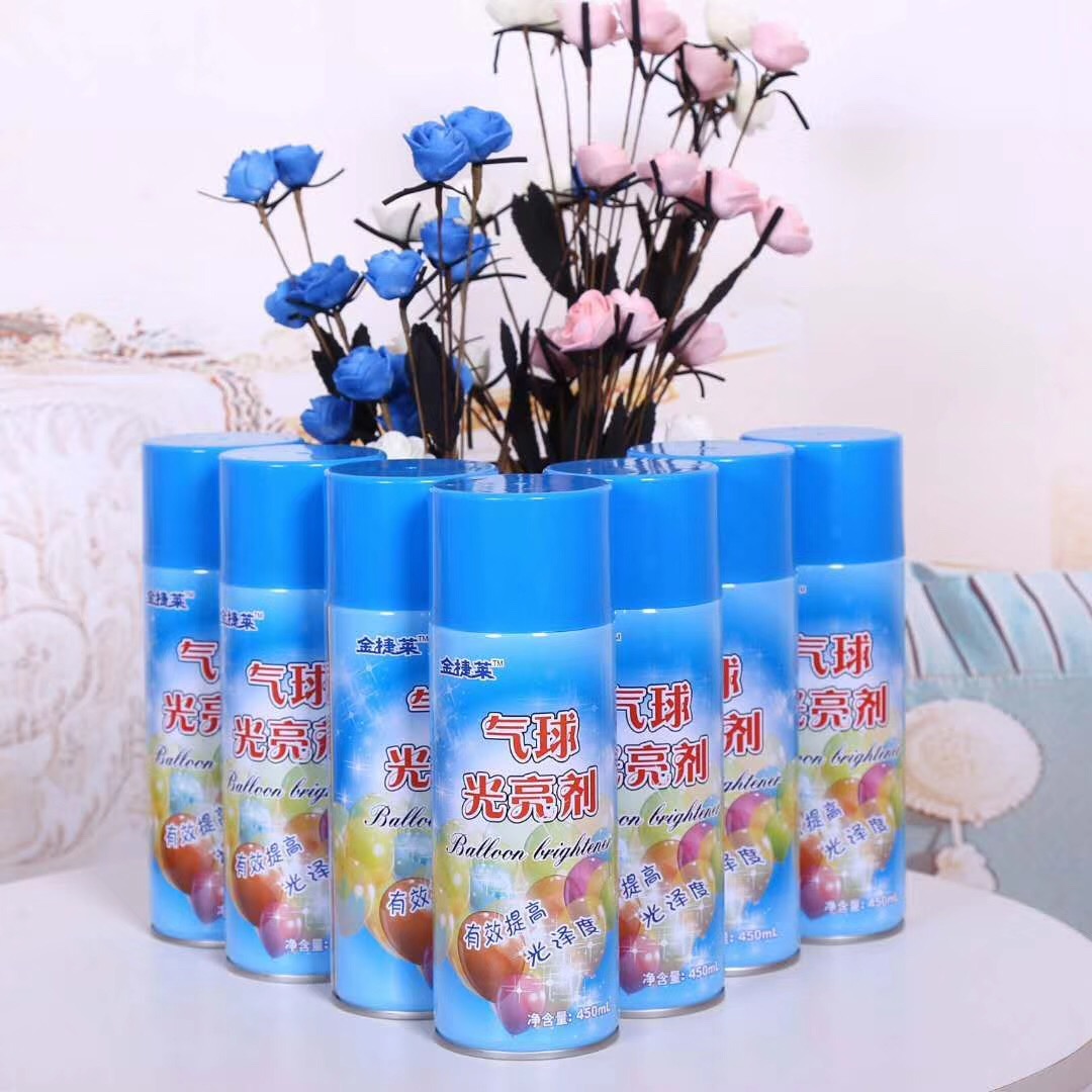 Latex balloon brightener spray style can increase the surface light brightness preservation time more persistent light-enhancing agent