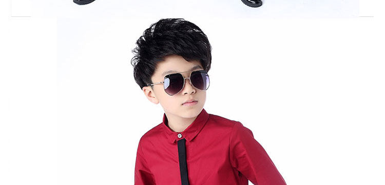 Chemise garcon à manche longue - Ref 2074754 Image 80