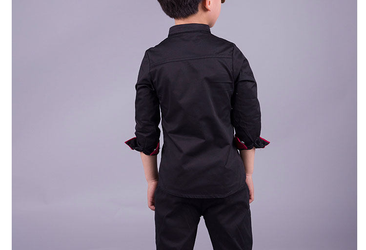 Chemise garcon à manche longue - Ref 2073469 Image 83