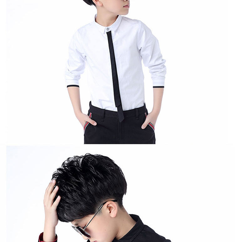 Chemise garcon à manche longue - Ref 2073469 Image 98