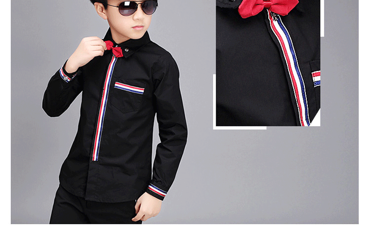 Chemise garcon à manche longue - Ref 2074252 Image 25