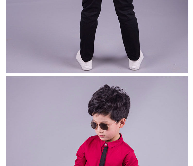 Chemise garcon à manche longue - Ref 2073469 Image 84