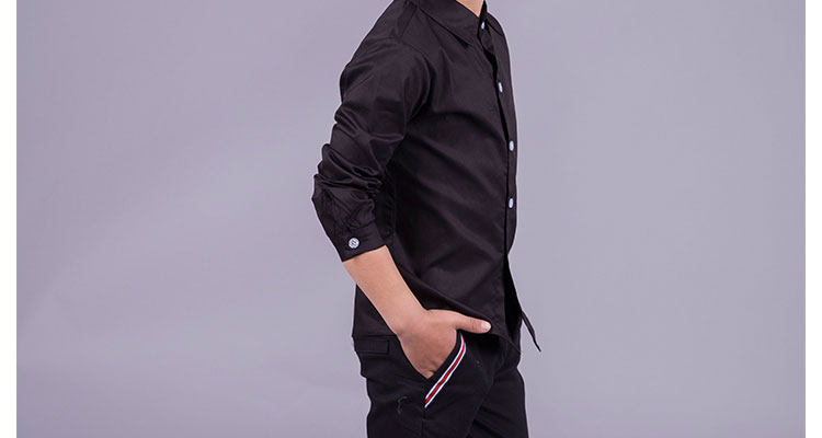 Chemise garcon à manche longue - Ref 2073469 Image 39