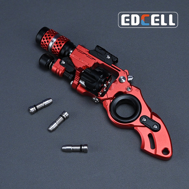 Edcell Genuine Destroyer Red and Black Composite Push Card Fidget Spinner Metal Stress Relief Toy, Non-Fireable Edcell Genuine Destroyer Red and Black Composite Push Card Fidget Spinner Metal Stress Relief Toy, Non-Fireable