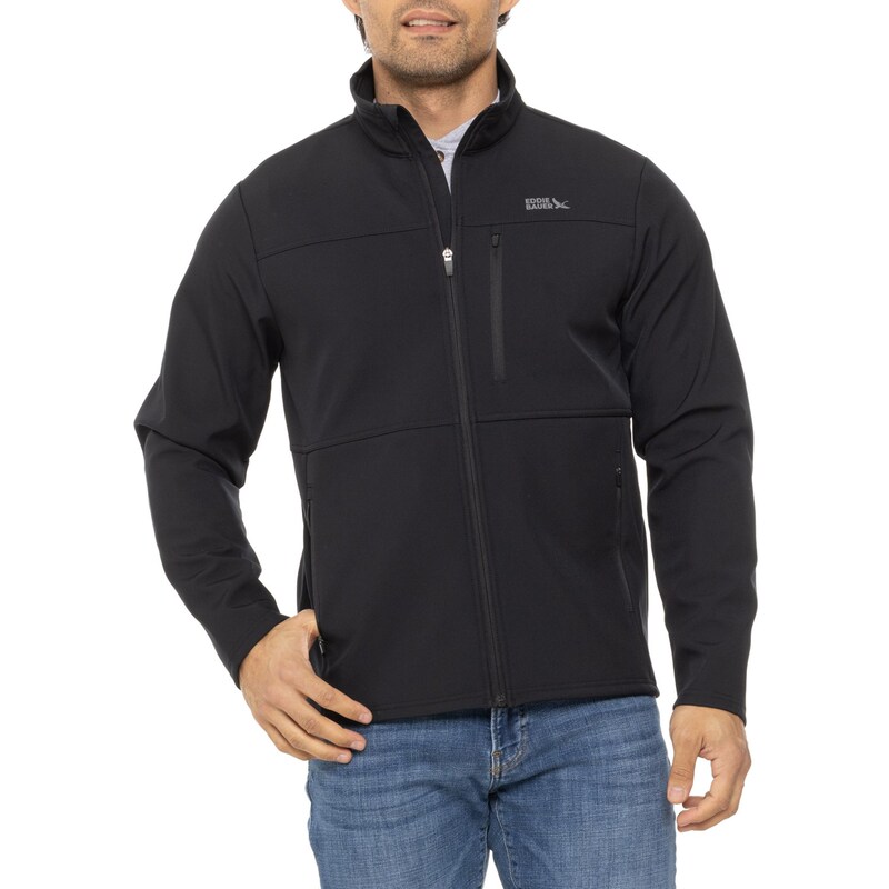 Eddie Bauer Harbor Men's Outdoor Stretchy, Warm, Breathable, Hoodless Softshell M1 Alternative