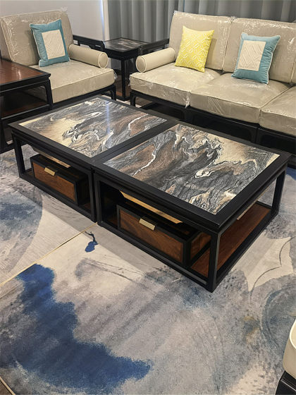 东方荟江南别院新中式刺猬紫檀红木观弈沙发苏梨别墅客厅沙发家具