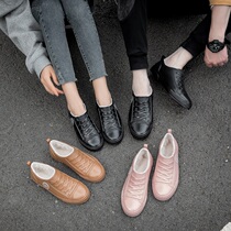 Rain boots womens shallow mouth low-top couple fashion outer wear winter plus velvet non-slip flat work rubber shoes short water boots