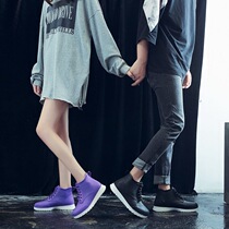 Shanghai Juli rain boots couple comfortable short tube lace fashion waterproof non-slip kitchen work rubber shoes mens water boots womens