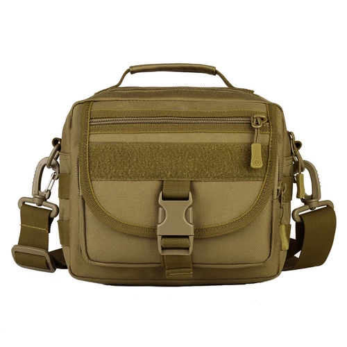 Маленькая камуфляжная сумка на одно плечо подходит для мужчин и женщин, спортивная тактическая универсальная портативная сумка через плечо