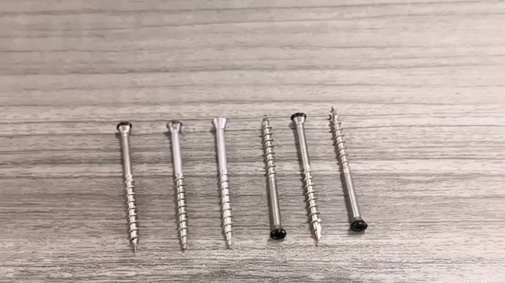 7 Stainless Steel Small Csk Head Torx Trim Head Screw Deck Screw Type