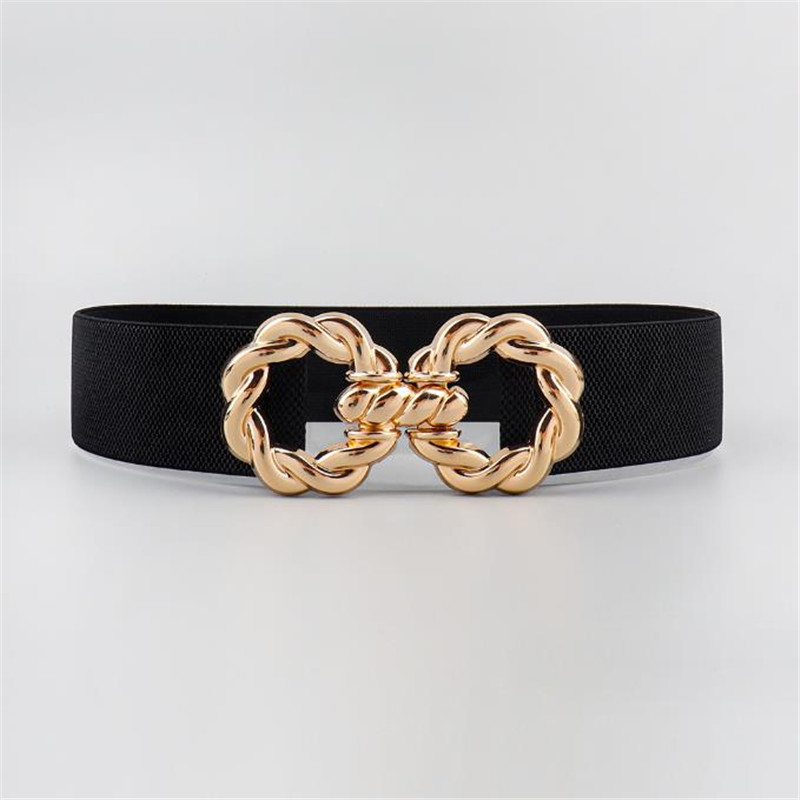 Elastic Waistband for Women, Decorative Wide Simple Waist Accessory, Versatile Belt to Pair with Dresses, Coats, and down Jackets for Waist Cinching Elastic Waistband for Women, Decorative Wide Simple Waist Accessory, Versatile Belt to Pair with Dresses, Coats, and down Jackets for Waist Cinching