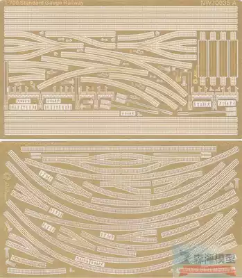 AM-WORKS NW70035 1 700 World War II scenario series Scenario with standard gauge railway