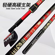 Chigui Heikeng telescopic bracket high carbon competitive leisure ultra-light ultra-hard carbon frame rod turret short section fishing rod