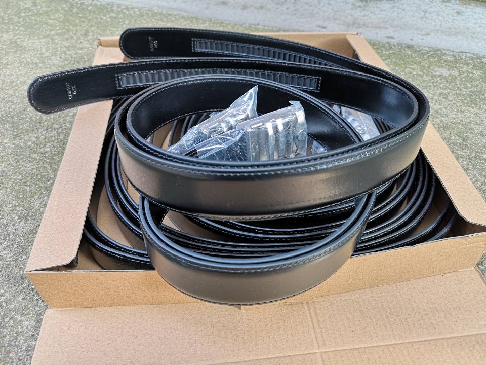 New automatic buckle waist belt gentleman's belt