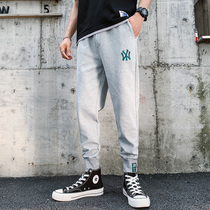 Pants mens trendy pants summer nine-point leisure street fashion brand trousers loose autumn Joker sweatpants