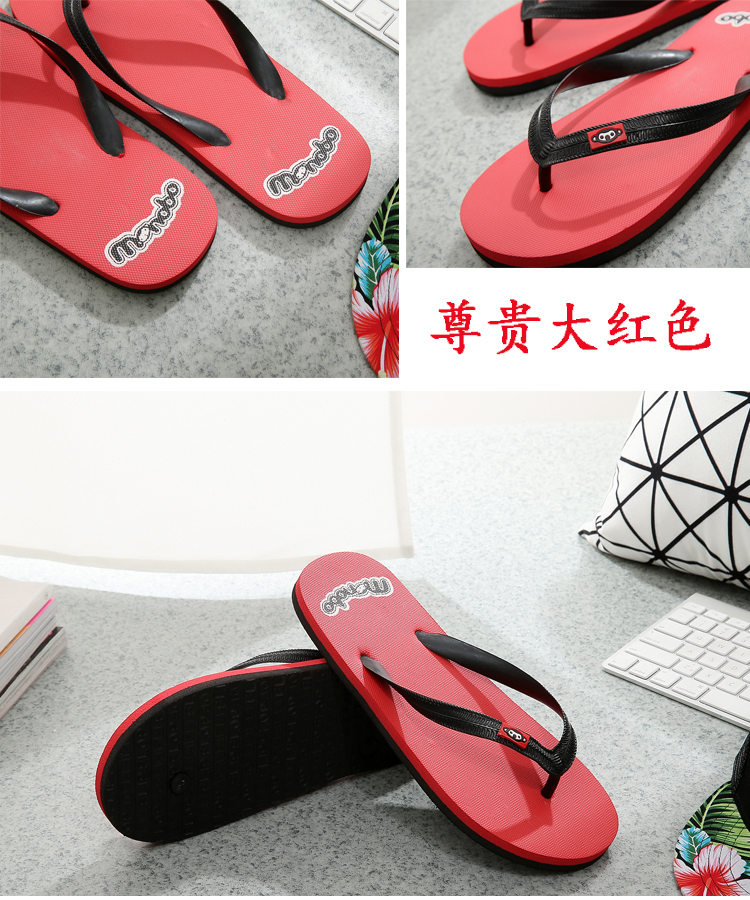 Người đàn ông thủy triều của nam giới flip-flops ladies mùa hè dép dày và dép đi trong nhà chân non-slip couple giày bãi biển phẳng