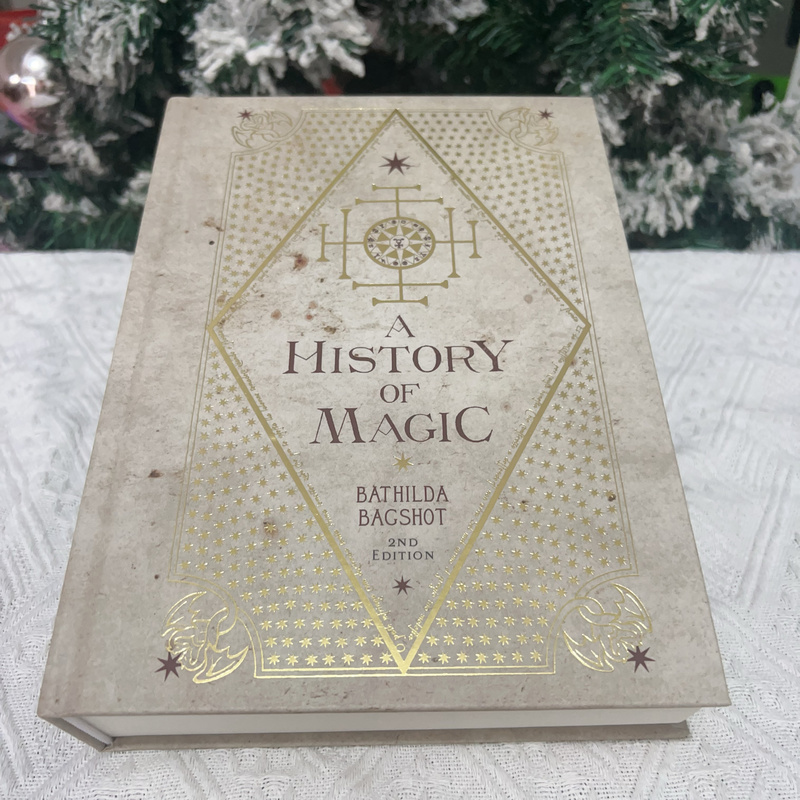 History of Magic Harry Potter Merchandise the Book Has Content Throughout the Cover Has Gold Foil Stamping History of Magic Harry Potter Merchandise the Book Has Content Throughout the Cover Has Gold Foil Stamping