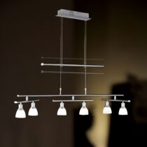 Exit Germanys minimalist style LED restaurant chandelier 6 heads 3000K color temperature 2520 Flow brightness