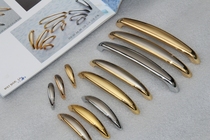 Old European wardrobe door drawer handle cabinet door modern solid simple handle shoe cabinet golden handle