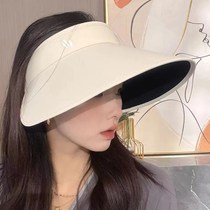 French summer UV protection sun hat womens sun protection sun hat Korean style fashion travel empty top hat