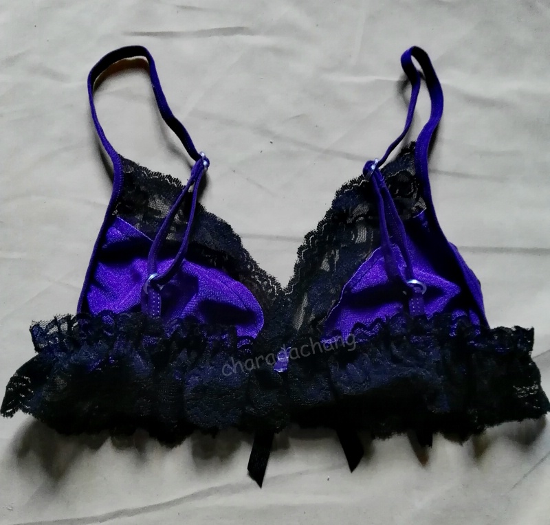 Bộ bikini màu tím ngọc trai quyến rũ Thong Thong Tanabata Bra Set với váy ren đồ bơi nữ đẹp