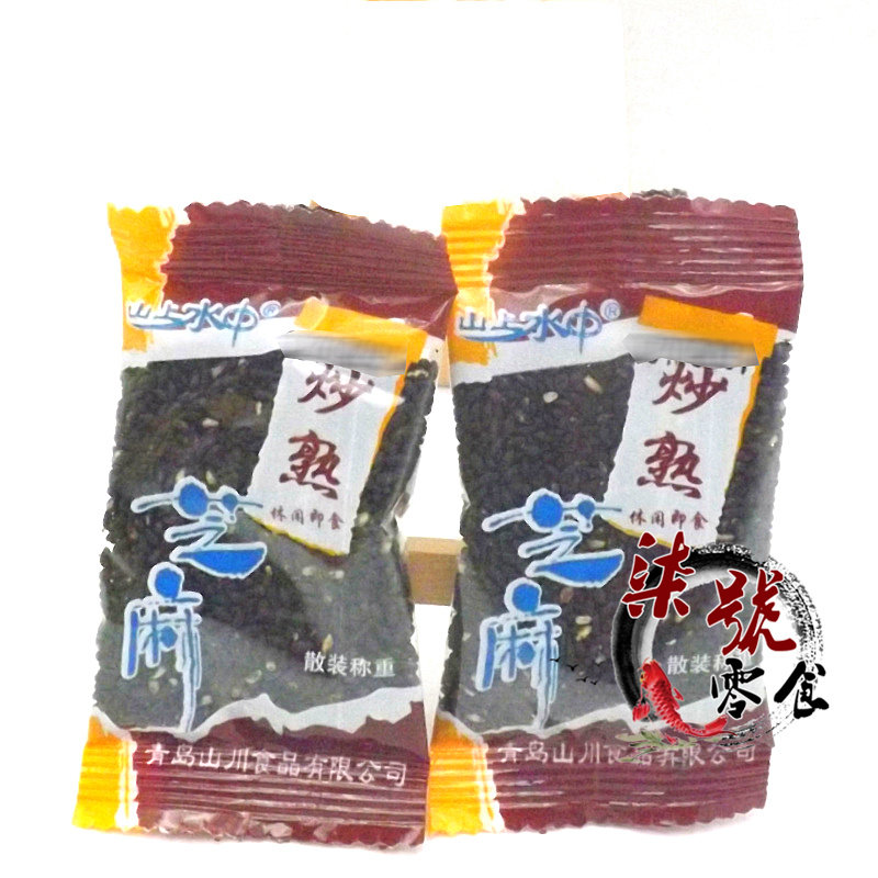 Fried black sesame seeds in mountain water 250g ready-to-eat small package is clean and has no sand flavor and saves 88