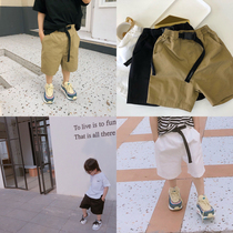2022 Original Homemade Korean Children's Shorts Boy Wearing Xia Yangqi Leisure Frock Five-Pants