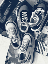 2022 spring and summer new Korean trend neutral boys and girls retro sneakers elastic shoelace casual shoes
