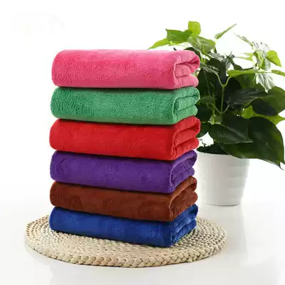 Fiber nano thickening 400g square 35*75 car wash towel