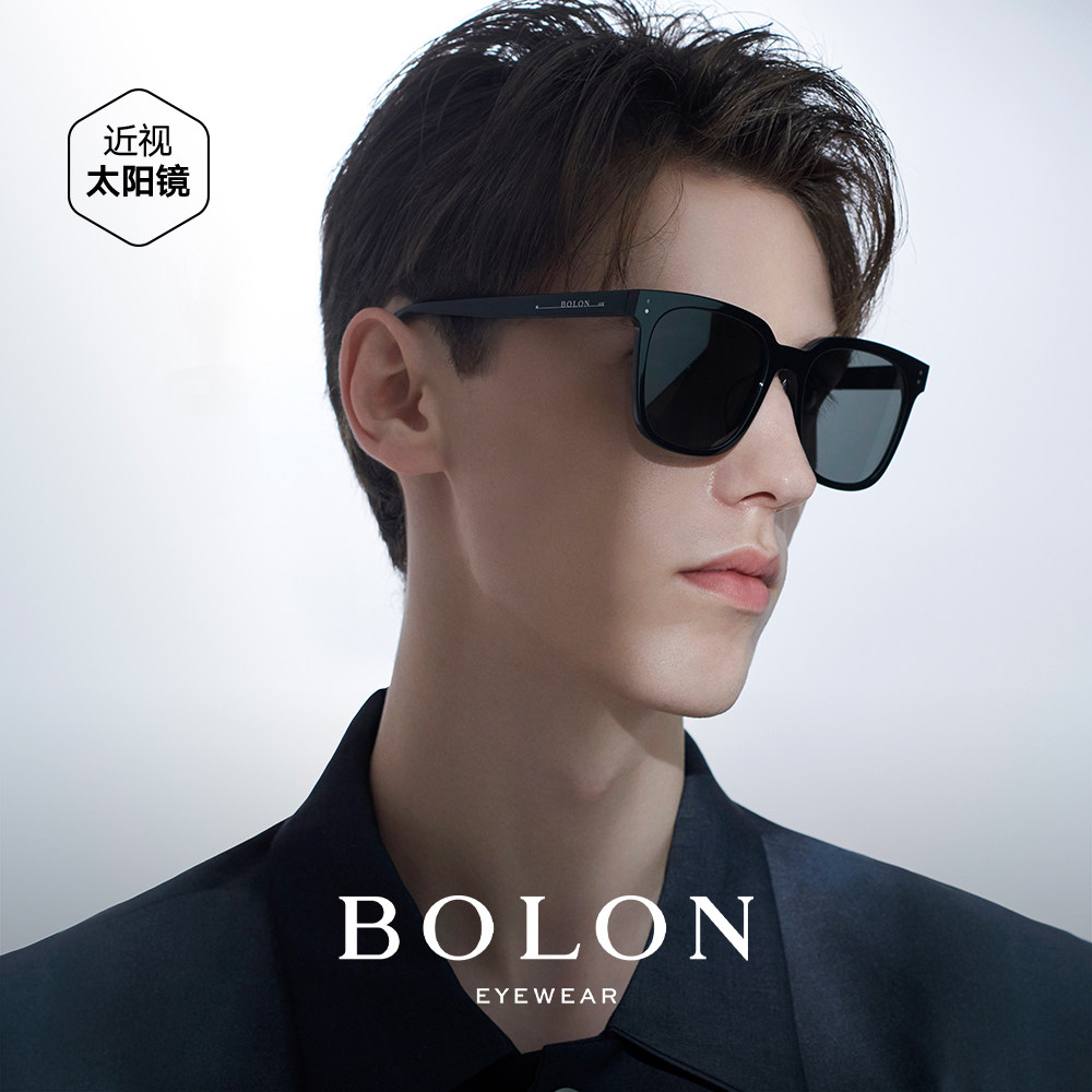 BOLON暴龙近视墨镜带度数偏光防晒开车户外太阳镜男女款TCBL3089