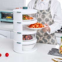 Insects anti-flies multi-layer fresh box multi-functional isolation cover layered without taste of new insulation mask Food cover